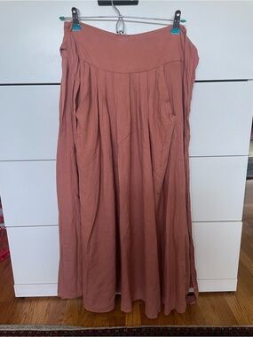 Dust Rose Flowy Maxi Skirt 🌹